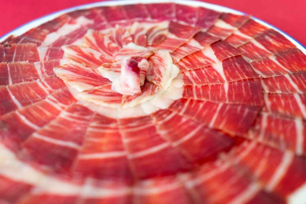 The fat from the Pata Negra ham